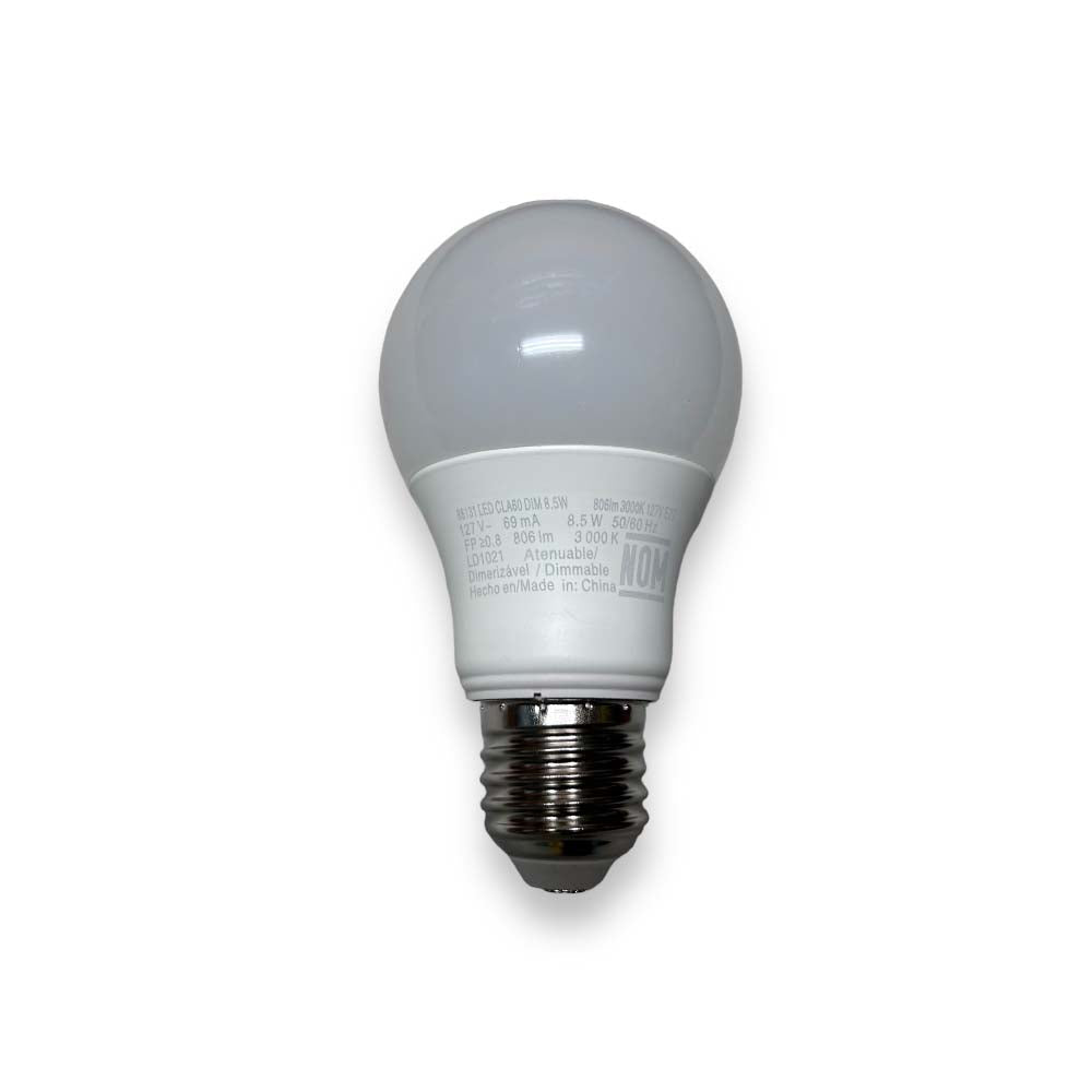 LED CLA60 DIM 8.5W 806LM 3000K 127V E27  MARCA LEDVANCE *** ENERO 22 ***