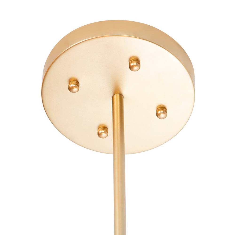 LAMPARA TECHO VINTAGE DORADO E27 6 LUCES 40W 120V 100X60