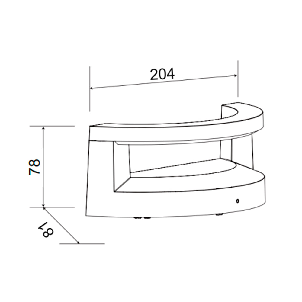 LEDVANCE WALL 10W 830 IP65 100-240