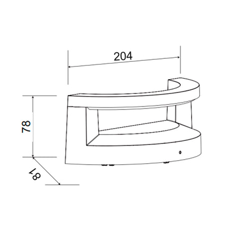 LEDVANCE WALL 10W 830 IP65 100-240