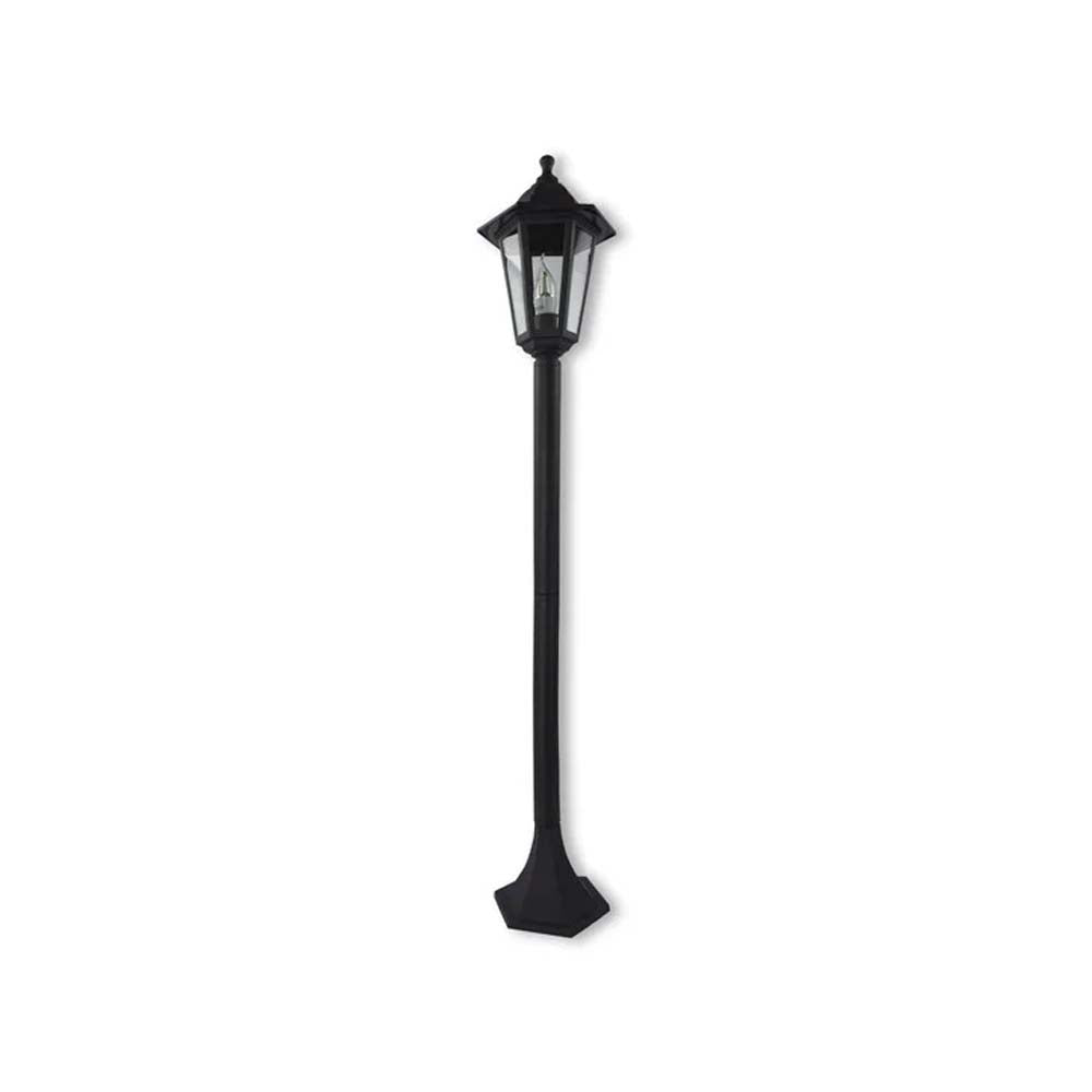 MINI POSTE FAROL PARA INTERIOR Y EXTERIOR 1.17 M. NEGRO AVA ADIR