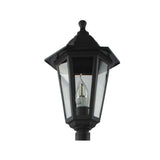 MINI POSTE FAROL PARA INTERIOR Y EXTERIOR 1.17 M. NEGRO AVA ADIR