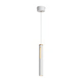 LAMPARA COLGANTE LED METAL 1.5M 8W LUZ CALIDA BRILLANTE DIRECTA/INDIRECTA IRC90 NO ATENUABLE BCO