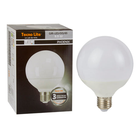 FOCO LED TECNOLITE TIPO GLOBO 8W LUZ DE DÍA BASE E27