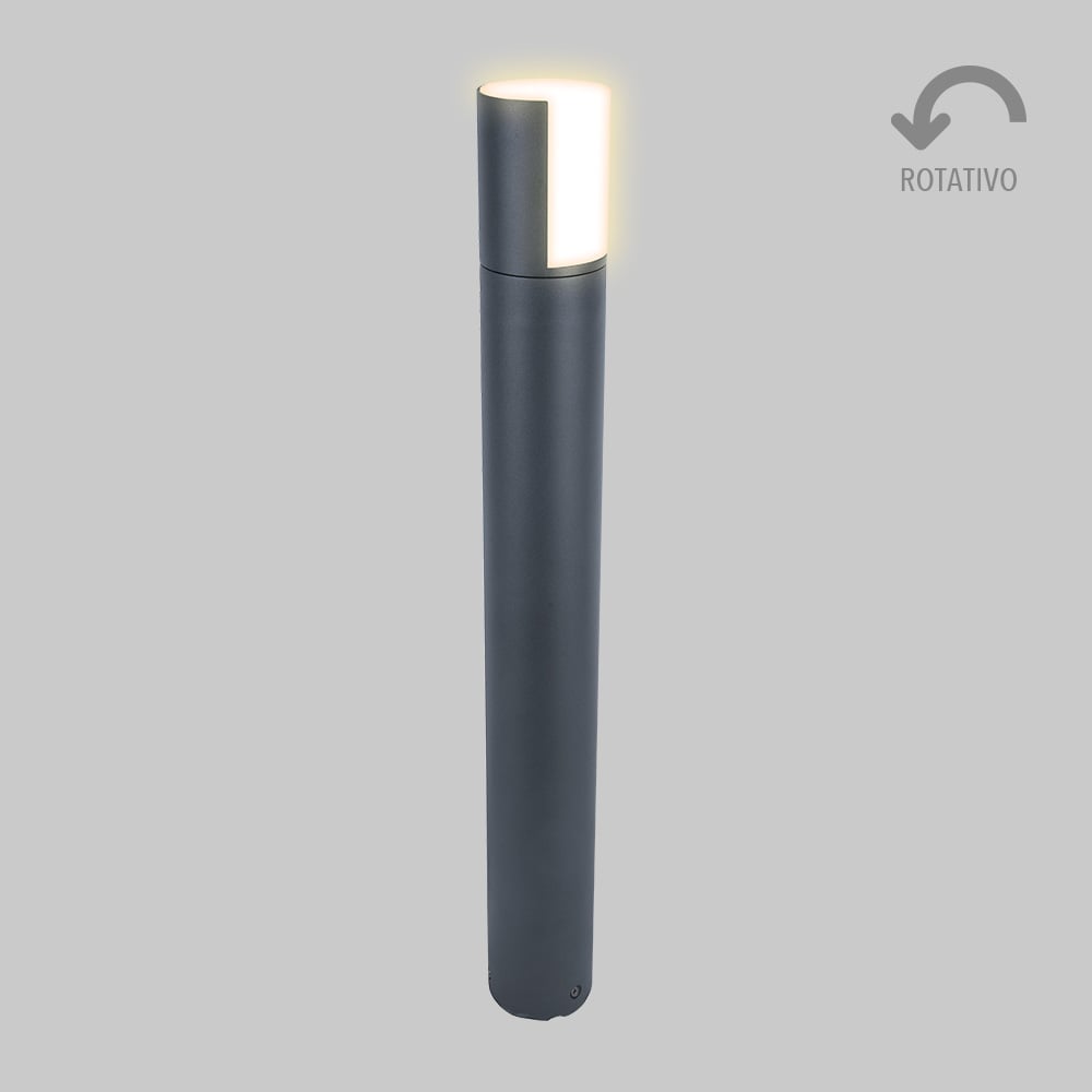 EXT LED S/PISO 8.4W127V500LM3000K GRIS JANO TECNOLITE