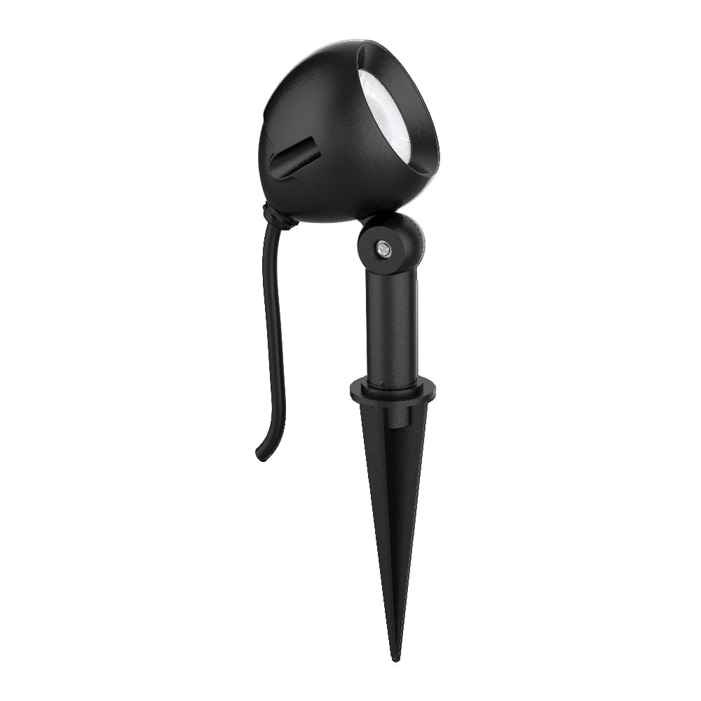 LUMINARIO EXT ACENTO LED 8W 30K NEGRO