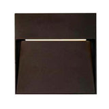 LUZ DE CORTESIA LED SOBREP. MURO 8W/127V. 3000K ALUM. NEGRO KAVE I