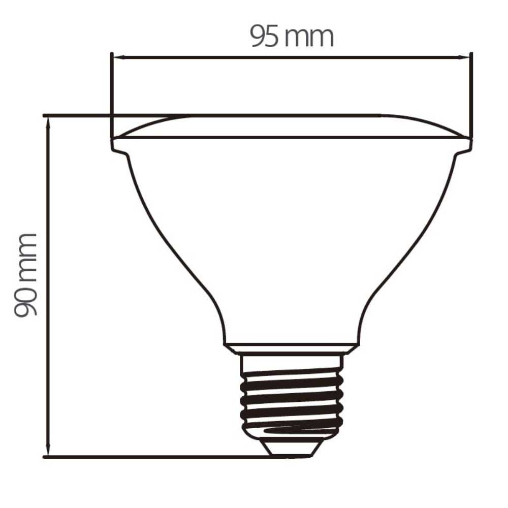 FOCO LED TECNOLITE PAR30 8.5W LUZ DE DÍA BASE E27