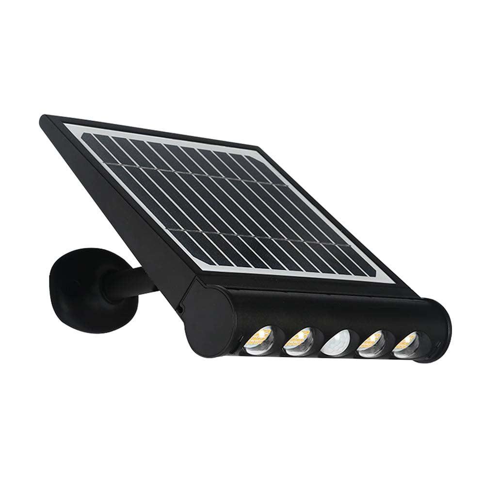 LAMPARA SOLAR ARBOTANTE 8W. LED C/SENSOR MOV. Y BAT. INTEGRADA ELBA *** HASTA AGOTAR ***
