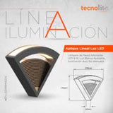 LUMINARIO INT MURO LED 8W CCT NEGRO