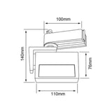 INTERIOR SPOT LED 8W 100-240V 3000K 640LM BLANCO ***TECNOLITE HAE***