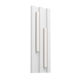ARBOTANTE BASE RECTANGULARBLANCA CON PERFILES LED IP55 FANDINA  *** HA. LUMI ***