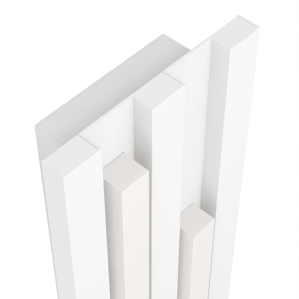 ARBOTANTE BASE RECTANGULARBLANCA CON PERFILES LED IP55 FANDINA  *** HA. LUMI ***