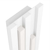 ARBOTANTE BASE RECTANGULARBLANCA CON PERFILES LED IP55 FANDINA  *** HA. LUMI ***