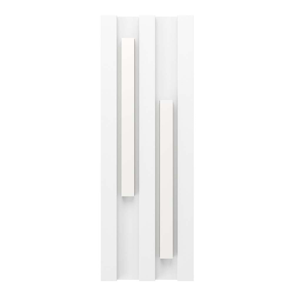 ARBOTANTE BASE RECTANGULARBLANCA CON PERFILES LED IP55 FANDINA  *** HA. LUMI ***