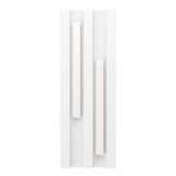 ARBOTANTE BASE RECTANGULARBLANCA CON PERFILES LED IP55 FANDINA  *** HA. LUMI ***