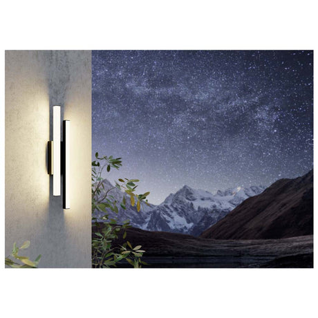 LAMP COLGANTE LINEAL NIQUEL/NEGRO LED FORNES EGLO