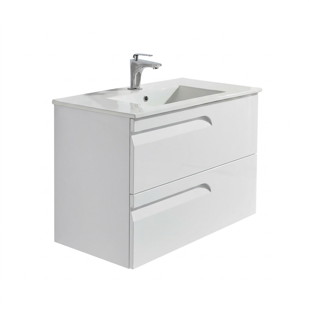 VITALE VOLADO60CM BLANCO BRILLOCON ALTO S/ESPEJO