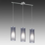 LUMINARIO COLGANTE TRIPLE PINTO NERO 3X60W E26 S/FOCO MCA EGLO ***HAE 2024***