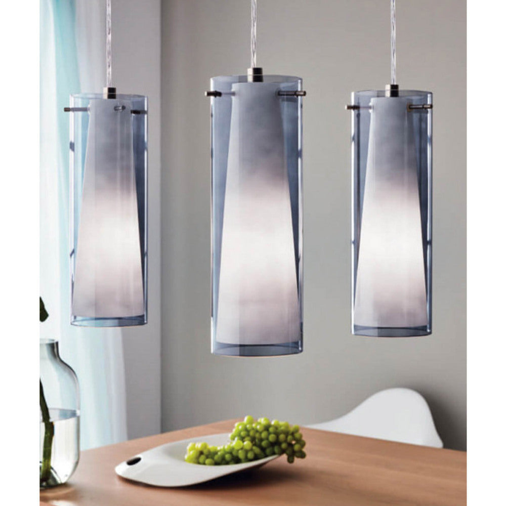 LUMINARIO COLGANTE TRIPLE PINTO NERO 3X60W E26 S/FOCO MCA EGLO ***HAE 2024***