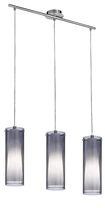 LUMINARIO COLGANTE TRIPLE PINTO NERO 3X60W E26 S/FOCO MCA EGLO ***HAE 2024***