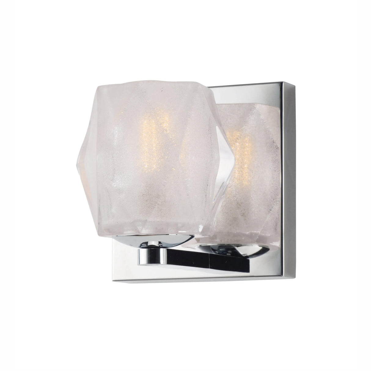 LUMINARIO DE PARED T/ PEAK LED 1 ACABADO CROMO PULIDO *** HA. LUMI ***