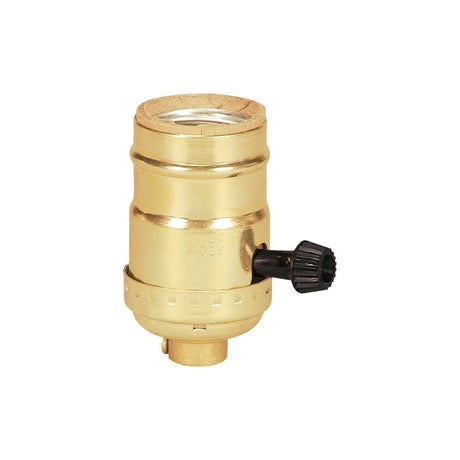 PORTALAMPARA CON CASQUILLO DE METAL BOTON GIRATORIO 250W/250V