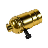 PORTALAMPARA CON CASQUILLO DE METAL BOTON GIRATORIO 250W/250V