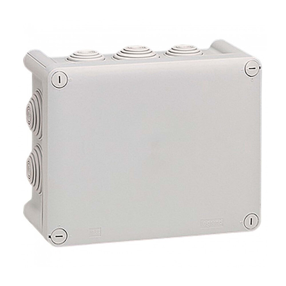 CAJA PLEXO 180X140X86MM RECT.10 ENT LEGRAND