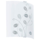 LUMINARIO DE MURO EGLO ARLENA BASE E26 DE 60W CRISTAL IMPRESO BLANCO ***HAE 2024***