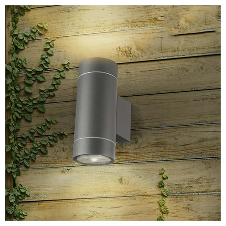 LUMINARIO P/MURO 2XGU10 IP54 GRAFITO CALUX