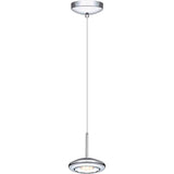 LUMINARIO COLGANTE T/ TARUGO CROMO 1X4.5W LED BIVOLT 120V-220V. *** EXHIBIDO ***