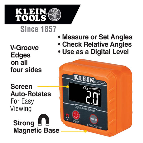 NIVEL DIGITAL RANGOS DE 0-90G Y 0-180G