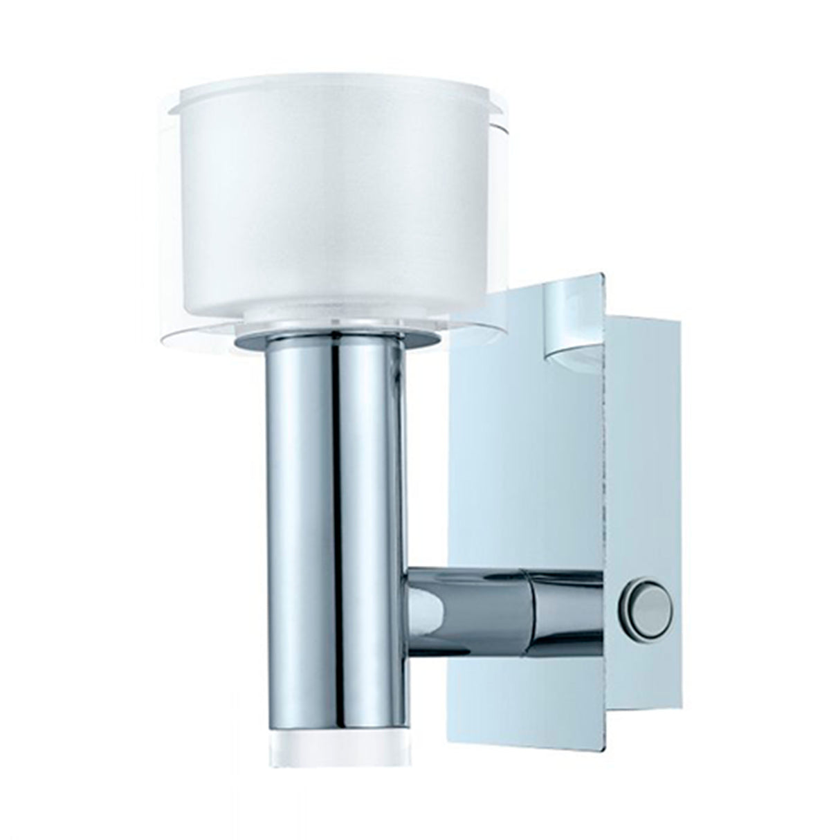 LUMINARIO DE PARED 1X3.3W G9 NO INCLUYE ACABADO ACERO CROMO *** HA. LUMI ***