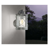 ARBOTANTE TIPO FAROL PLATA ANTIGUO E27 (NO INCLUIDA) IP44 HILBURN 1 EGLO