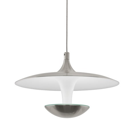 LUM COLGANTE LED 7W NIQUEL-BLANCO TORONJA MCA EGLO ***HAE 2024***