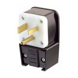 CLAVIJA ANGULAR 2P-3H 50A 250V NEGRA 09650-00P