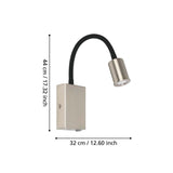 LUZ DE PARED TAZZOLI SATIN 3.5W IP20  *** HA. LUMI ***