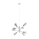 LUMINARIA COLGANTE EGLO GRADOLI BASE E26 CROMO Y BLANCO