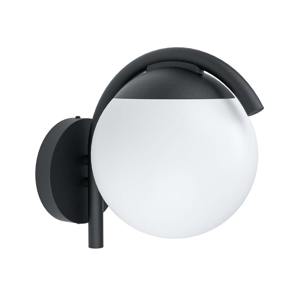 ARBOTANTE ESFERA NEGRO/BLANCO E27 (NO INCLUIDA) IP44 PRATA VECCHIA EGLO ***SIN T.E.***