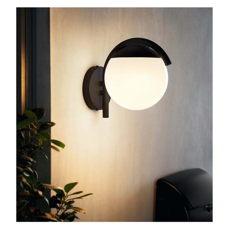 ARBOTANTE ESFERA NEGRO/BLANCO E27 (NO INCLUIDA) IP44 PRATA VECCHIA EGLO ***SIN T.E.***