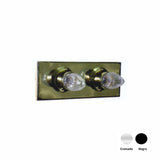 REGLETA DE 2 LUCES CROMO MCA GUZMAN