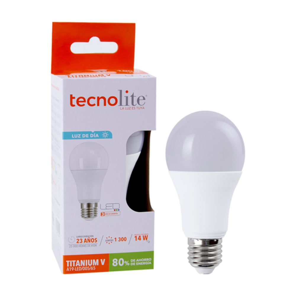FOCO LED TECNOLITE 14W LUZ DE DÍA BASE E27
