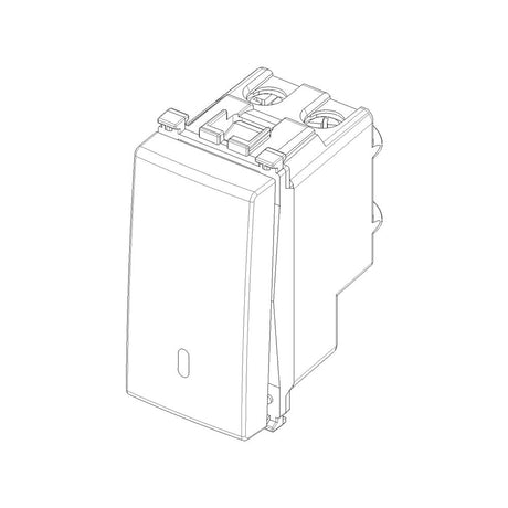 INTERRUPTOR CRUZADO 1P 16AX. 250V. ILUMINABLE BLANCO ARKE VIMAR