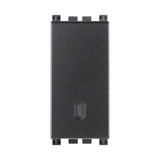 INTERRUPTOR CRUZADO 1P 16AX. 250V. ILUMINABLE GRIS ARKE VIMAR