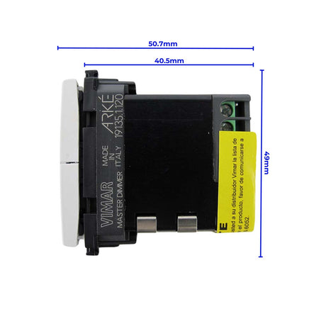 VARIADOR UNIVERSAL MASTER 120V. 1 MOD. BLANCO ARKE VIMAR