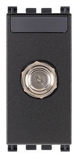TOMA COAXIAL 1 MOD. CON CONECTOR HEMBRA TIPO F GRIS 2400MHZ ARKE VIMAR