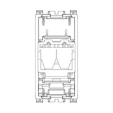 TOMA CON CONECTOR USB 1 MOD. BLANCO ARKE VIMAR