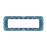 SOPORTE (CHASIS) 7 MOD. C/TORNILLOS ARKE