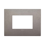 PLACA CLASSIC 3M METAL TITANIO COLOR MATE MCA VIMAR ARKE